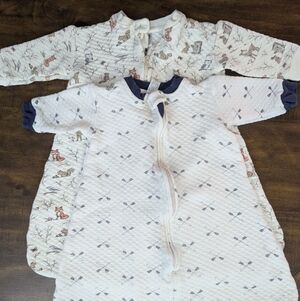 Set Of 2 Hudson Baby Quilted Sleep Sacks